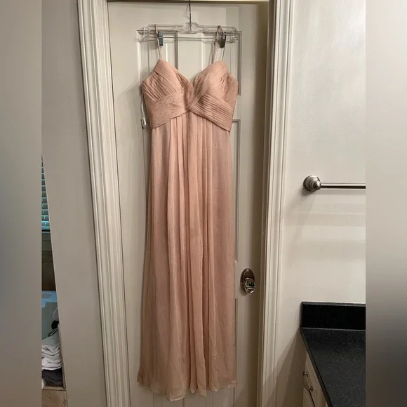 Bari Jay | Dresses | Bari Jay Bridesmaid Dress In Champagne | Poshmark